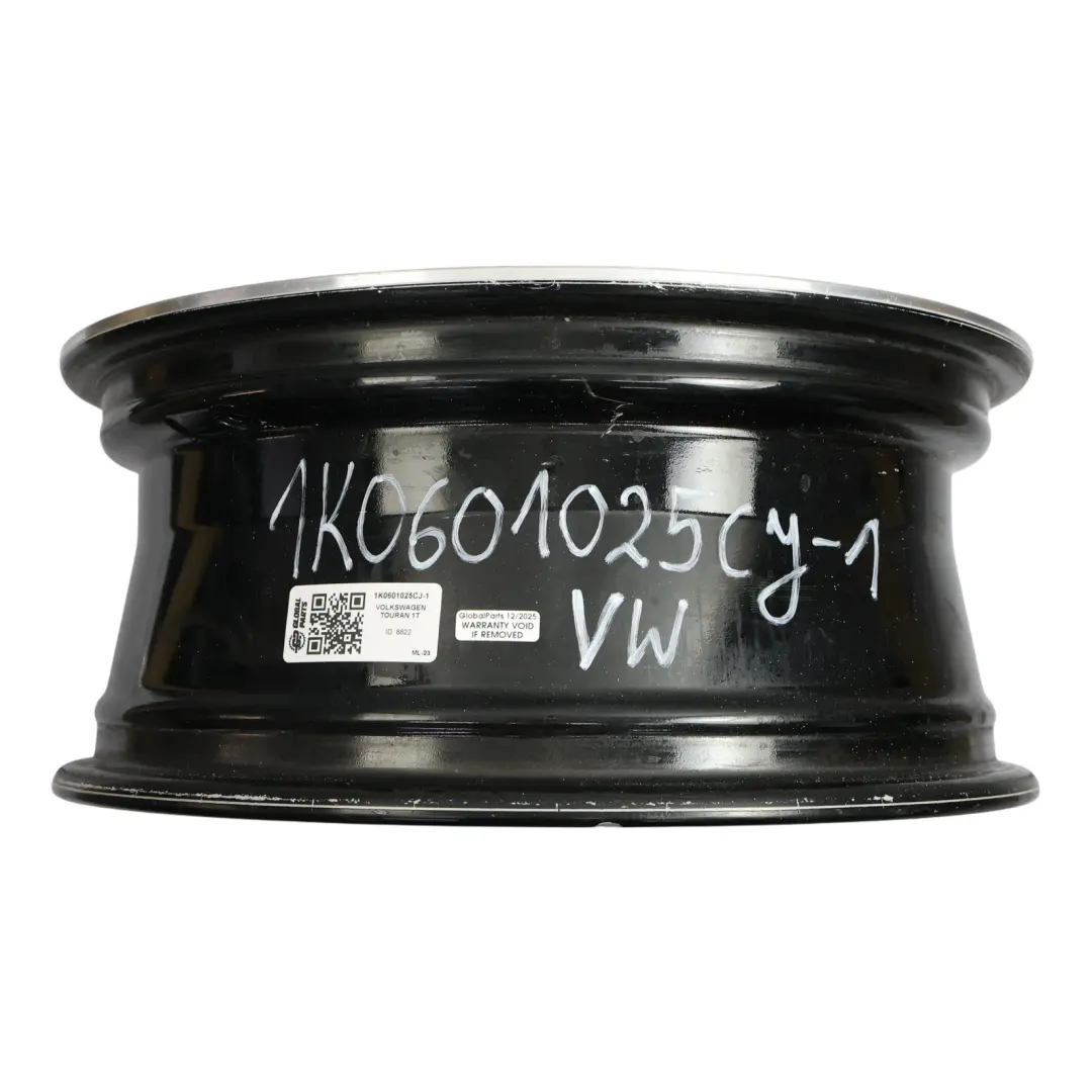 VW Volkswagen Touran 1T Felga Aluminiowa Srebrna 16" ET:50 6,5J - SKU 1K0601025CJ-1 - Numer Części 1K0601025CJ