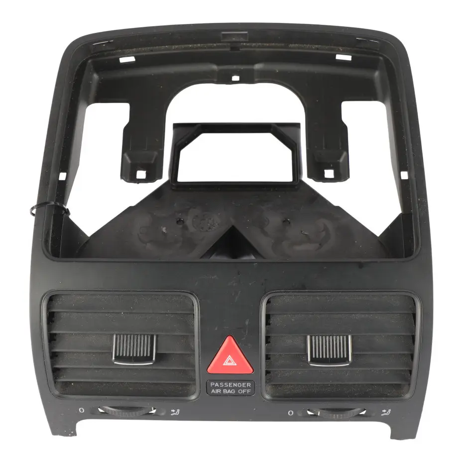 Mk5 V Centre Console Air Vent Hazard Buton Panel to Volkswagen Golf with Part number 1K0815735B Volkswagen Golf Mk5 V Centre Console Air Vent Hazard Buton Panel - SKU 1K0815735B - Part number 1K0815735B