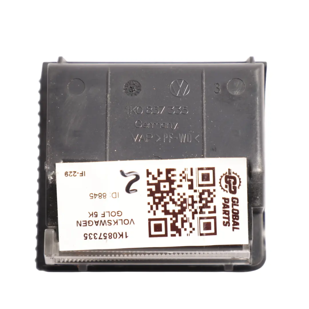 Mk6 Consola Central Cenicero Delantero Inserto para Volkswagen Golf con número de pieza 1K0857335 Volkswagen Golf Mk6 Consola Central Cenicero Delantero Inserto - SKU 1K0857335 - Número de pieza 1K0857335