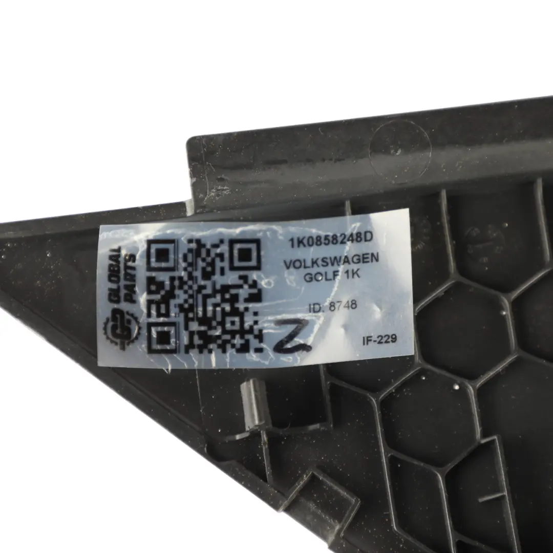 Volkswagen Golf V Mk5 Front Dashboard Trim Cover Panel Right O/S - SKU 1K0858248D - Part number 1K0858248D