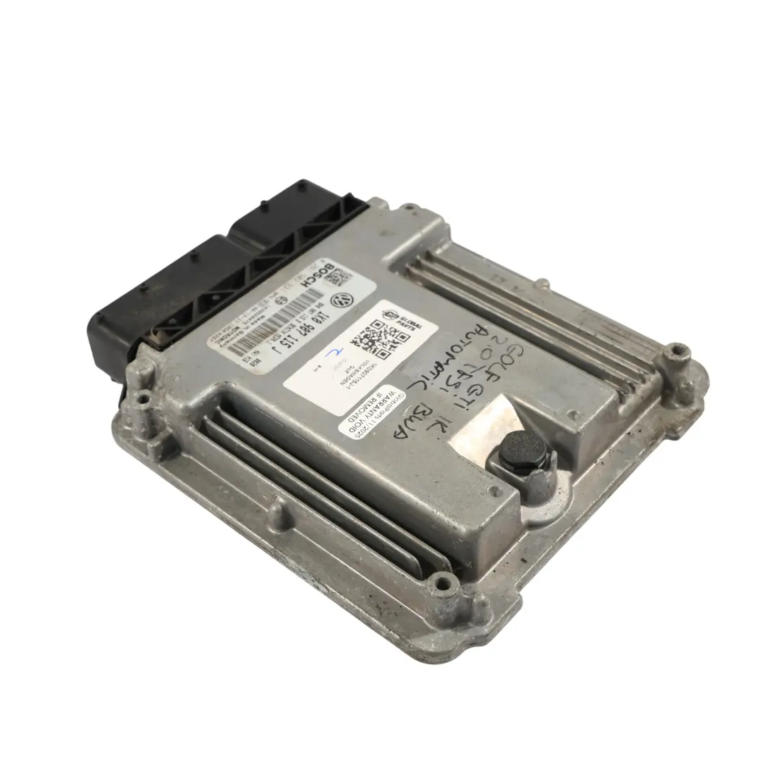 Mk5 1K V 2.0 TFSI BWA 200HP Engine Unit ECU Automatic to Volkswagen Golf with Part number 1K0907115J Volkswagen Golf Mk5 1K V 2.0 TFSI BWA 200HP Engine Unit ECU Automatic - SKU 1K0907115J-1 - Part number 1K0907115J