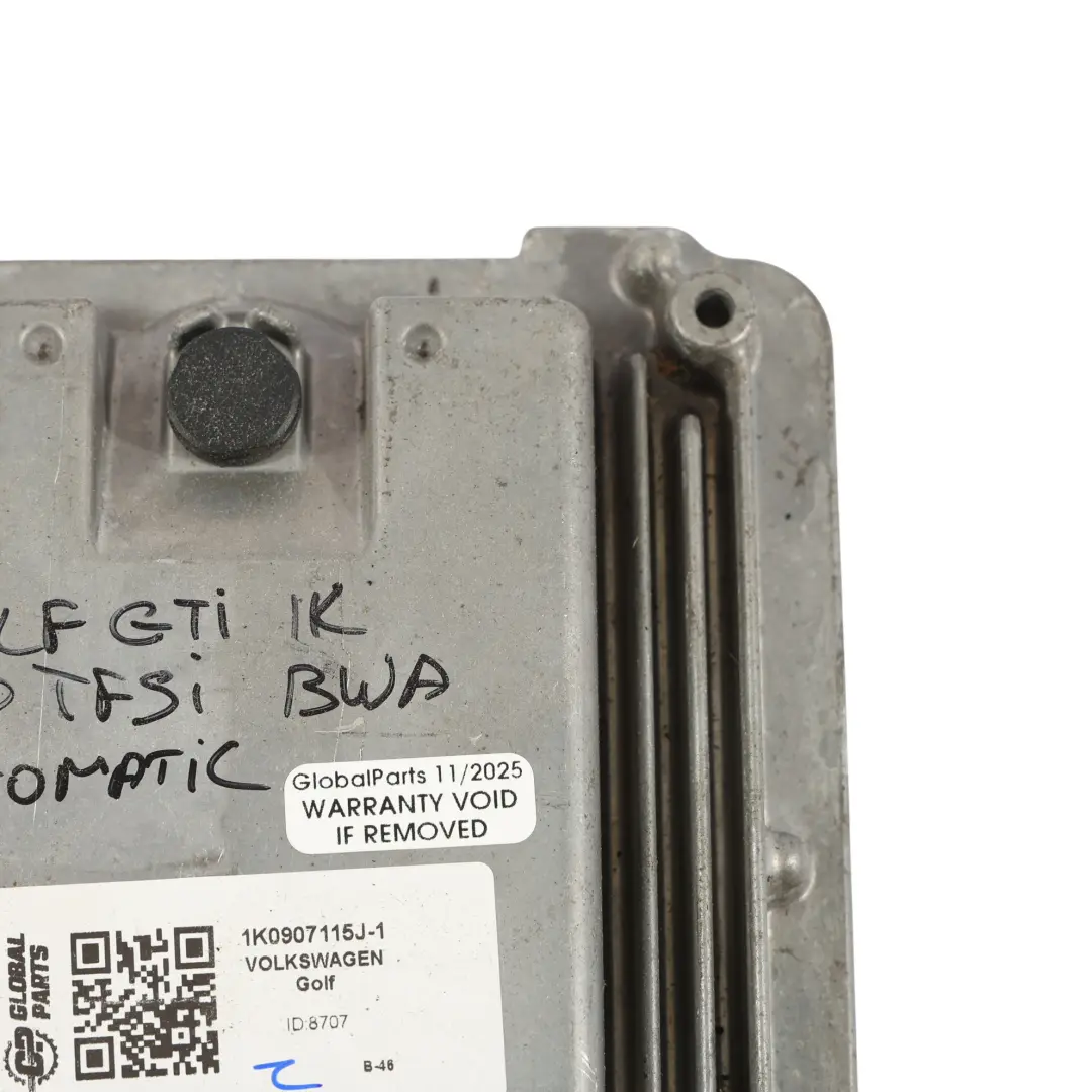 Volkswagen Golf Mk5 1K V 2.0 TFSI BWA 200HP Unidad Motor ECU Automát - SKU 1K0907115J-1 - Número de pieza 1K0907115J