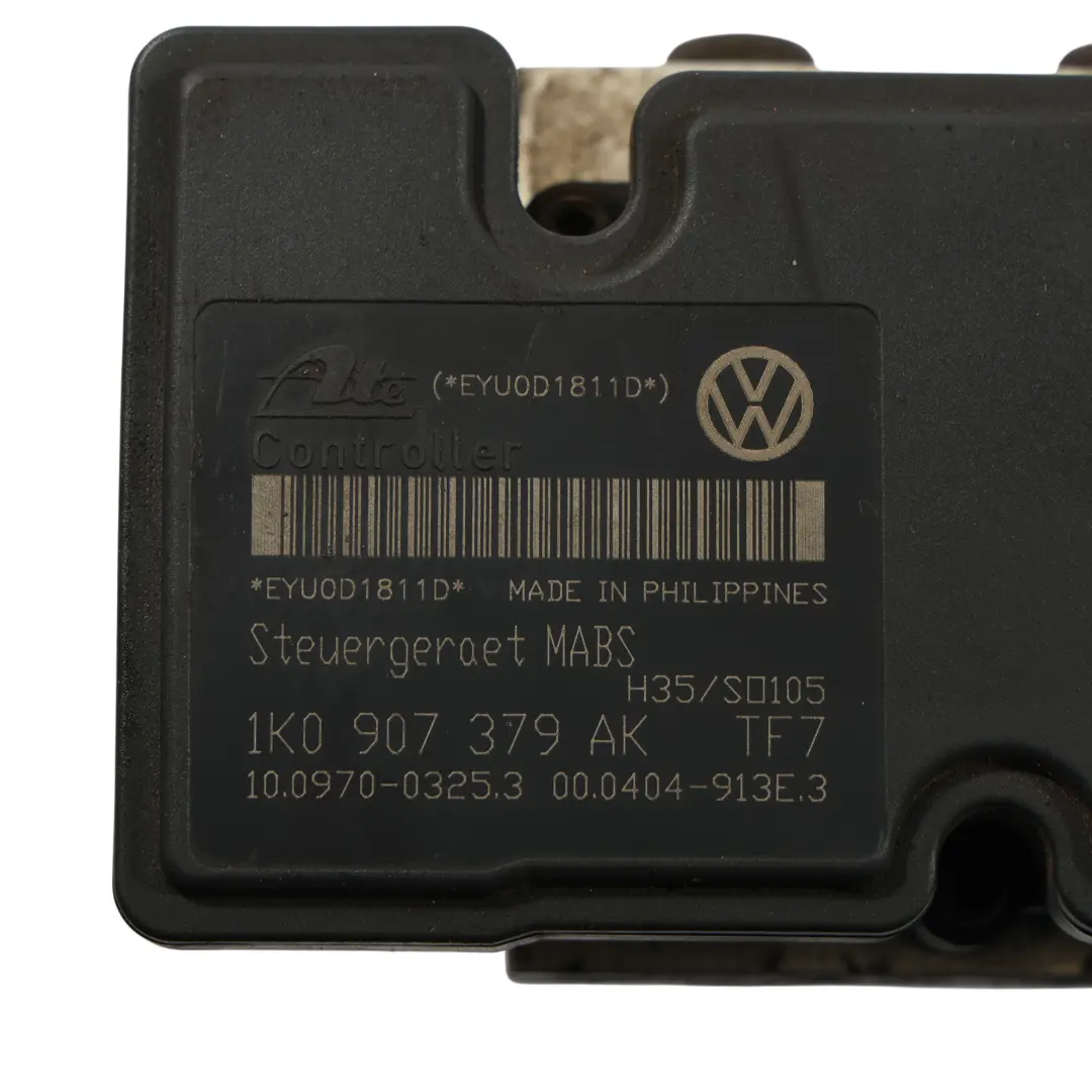 Audi A3 8V Pompa Hamulcowa ABS Moduł Sterownik - SKU 1K0907379AK - Numer Części 1K0907379AK