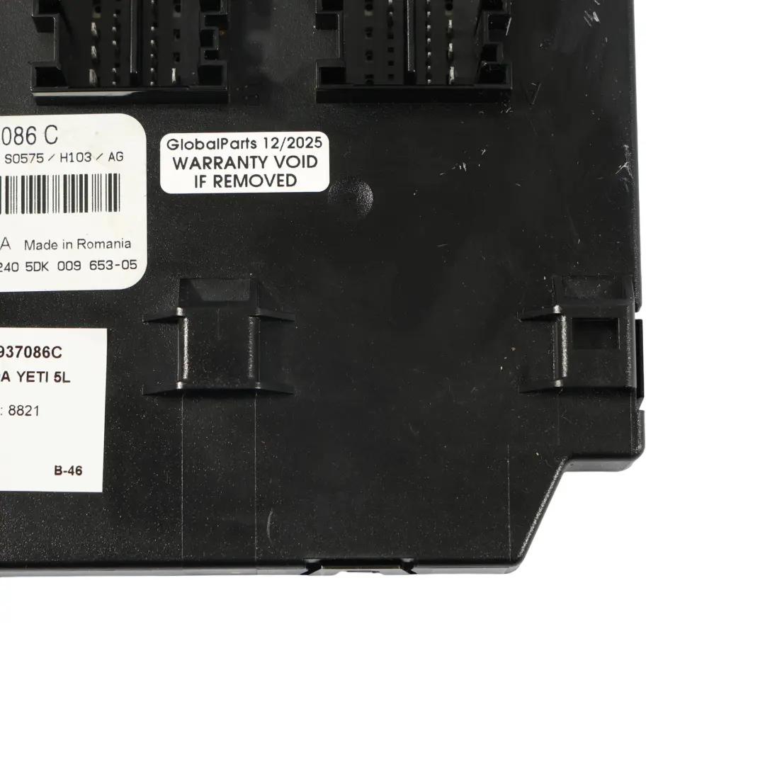 Body Control Modulo Di Alimentazione Di Bordo ECU per Skoda Yeti 5L BCM con numero di parte 1K0937086C Skoda Yeti 5L BCM Body Control Modulo Di Alimentazione Di Bordo ECU - SKU 1K0937086C - Numero di parte 1K0937086C