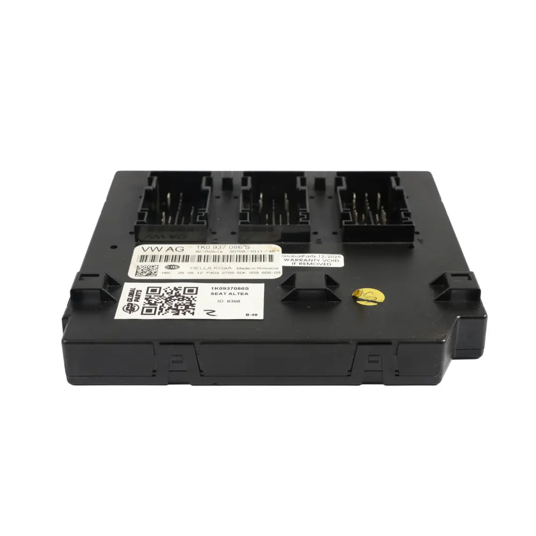 Seat Altea 5P1 Body Control Comfort Unit Module BCM - SKU 1K0937086S - Part number 1K0937086S