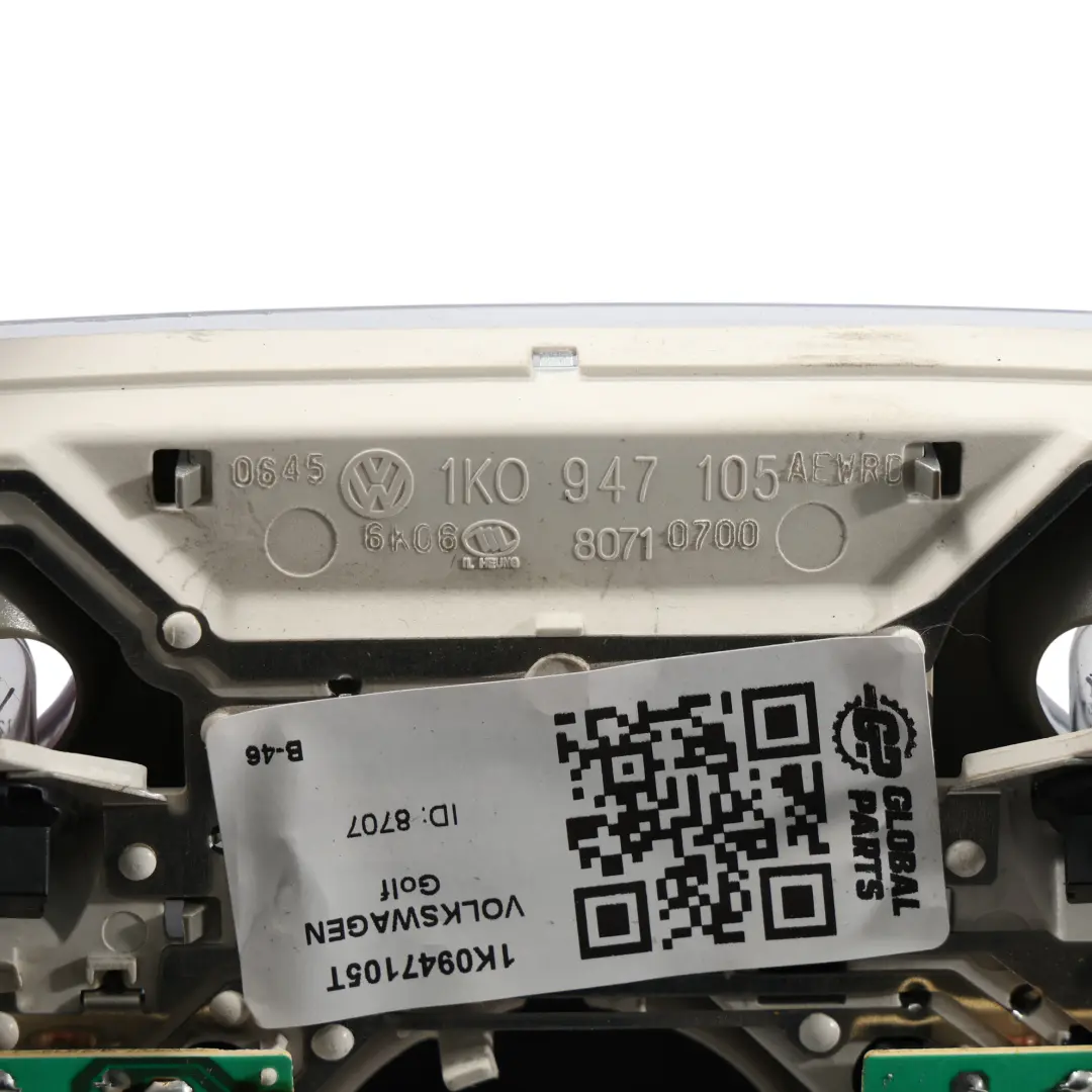 Mk5 V Passat B7 Panel Control Luz Techo Lámpara Cabi para Volkswagen Golf con número de pieza 1K0947105T Volkswagen Golf Mk5 V Passat B7 Panel Control Luz Techo Lámpara Cabi - SKU 1K0947105T - Número de pieza 1K0947105T