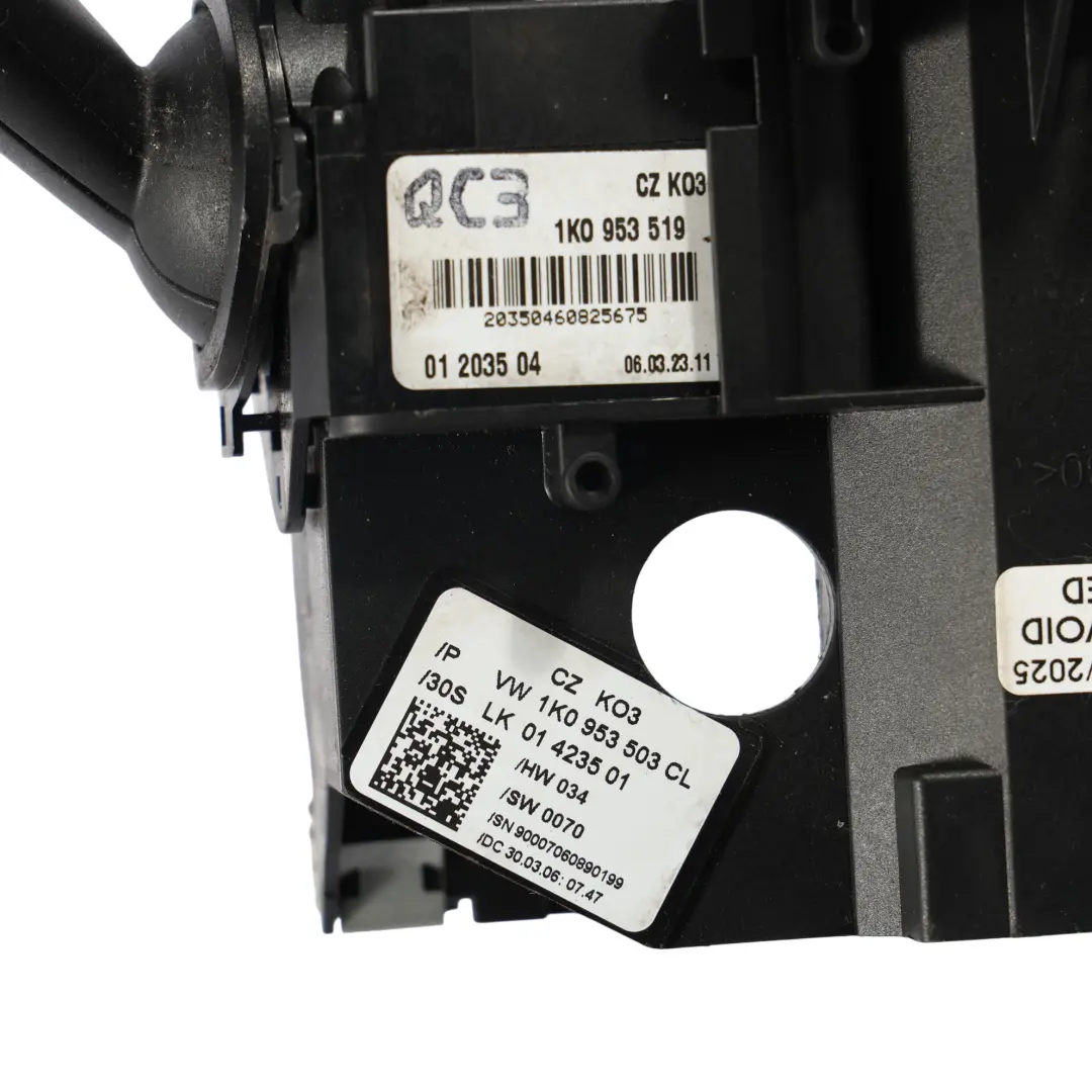 Volkswagen Golf V Manetki Przełączniki Kolumny Kierowniczej 1K0953503DQ - SKU 1K0953503CL - Numer Części 1K0953503CL