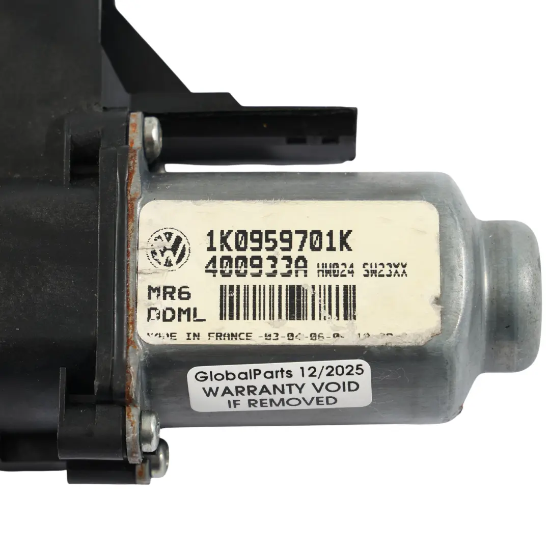 Mk5 1K Front Window Regulator Lifter Motor Right O/S to Volkswagen Golf with Part number 1K0959701K Volkswagen Golf Mk5 1K Front Window Regulator Lifter Motor Right O/S - SKU 1K0959701K-1 - Part number 1K0959701K