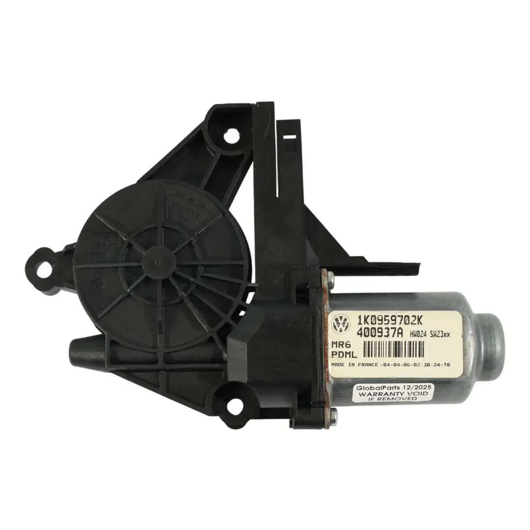 Volkswagen Golf 1K Elevalunas Delantero Izquierdo Motor Regulador - SKU 1K0959702K - Número de pieza 1K0959702K