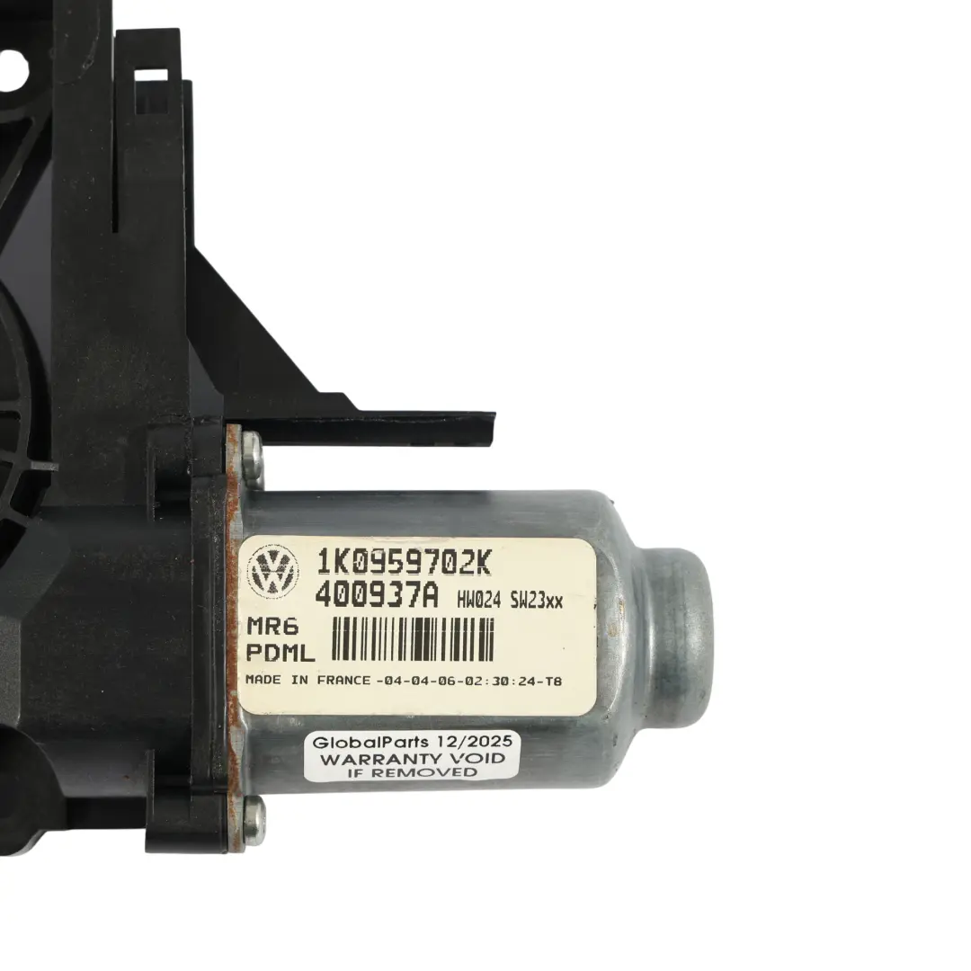 1K Elevalunas Delantero Izquierdo Motor Regulador para Volkswagen Golf con número de pieza 1K0959702K Volkswagen Golf 1K Elevalunas Delantero Izquierdo Motor Regulador - SKU 1K0959702K - Número de pieza 1K0959702K