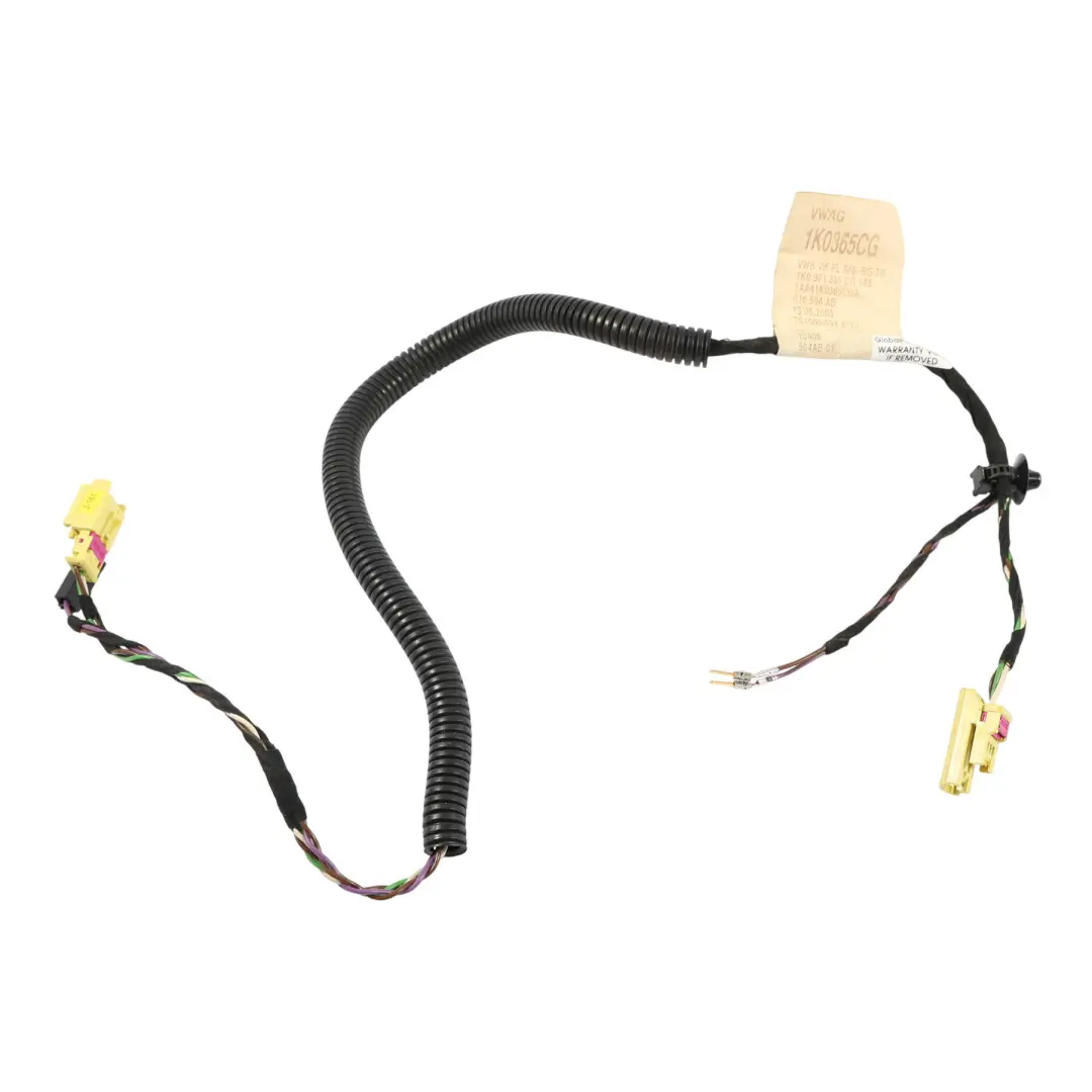 Mk5 1K Faisceau Câblage Siège Avant Gauche pour VW Volkswagen Golf à propos du numéro de pièce 1K0971365CG VW Volkswagen Golf Mk5 1K Faisceau Câblage Siège Avant Gauche - SKU 1K0971365CG - Numéro de pièce 1K0971365CG