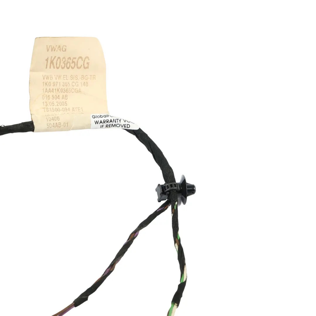 Mk5 1K Sitz Kabelbaum Kabel Vorne Links für VW Volkswagen Golf mit Teilenummer 1K0971365CG VW Volkswagen Golf Mk5 1K Sitz Kabelbaum Kabel Vorne Links - SKU 1K0971365CG - Teilenummer 1K0971365CG