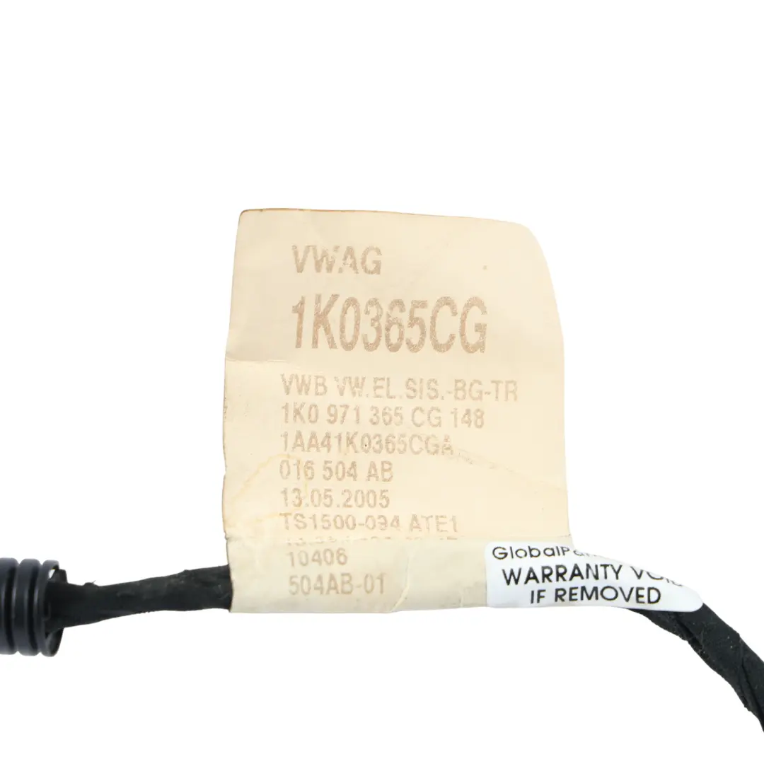Mk5 1K Seat Wiring Loom Cable Front Left N/S to VW Volkswagen Golf with Part number 1K0971365CG VW Volkswagen Golf Mk5 1K Seat Wiring Loom Cable Front Left N/S - SKU 1K0971365CG - Part number 1K0971365CG