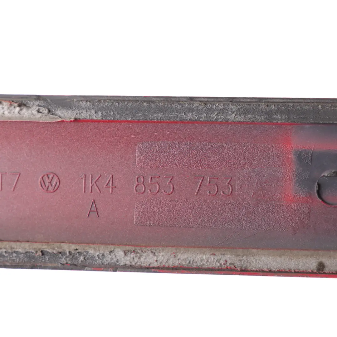 Mk5 Rear Door Strip Left N/S Tornado Red - LY3D to Volkswagen VW Golf with Part number 1K4853753A Volkswagen VW Golf Mk5 Rear Door Strip Left N/S Tornado Red - LY3D - SKU 1K4853753A-TRE - Part number 1K4853753A