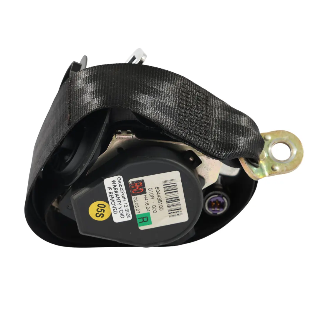 Mk5 Mk6 Seat Belt Front Right O/S Seatbelt Black to Volkswagen VW Golf with Part number 1K4857706D Volkswagen VW Golf Mk5 Mk6 Seat Belt Front Right O/S Seatbelt Black - SKU RHD-1K4857706D - Part number 1K4857706D