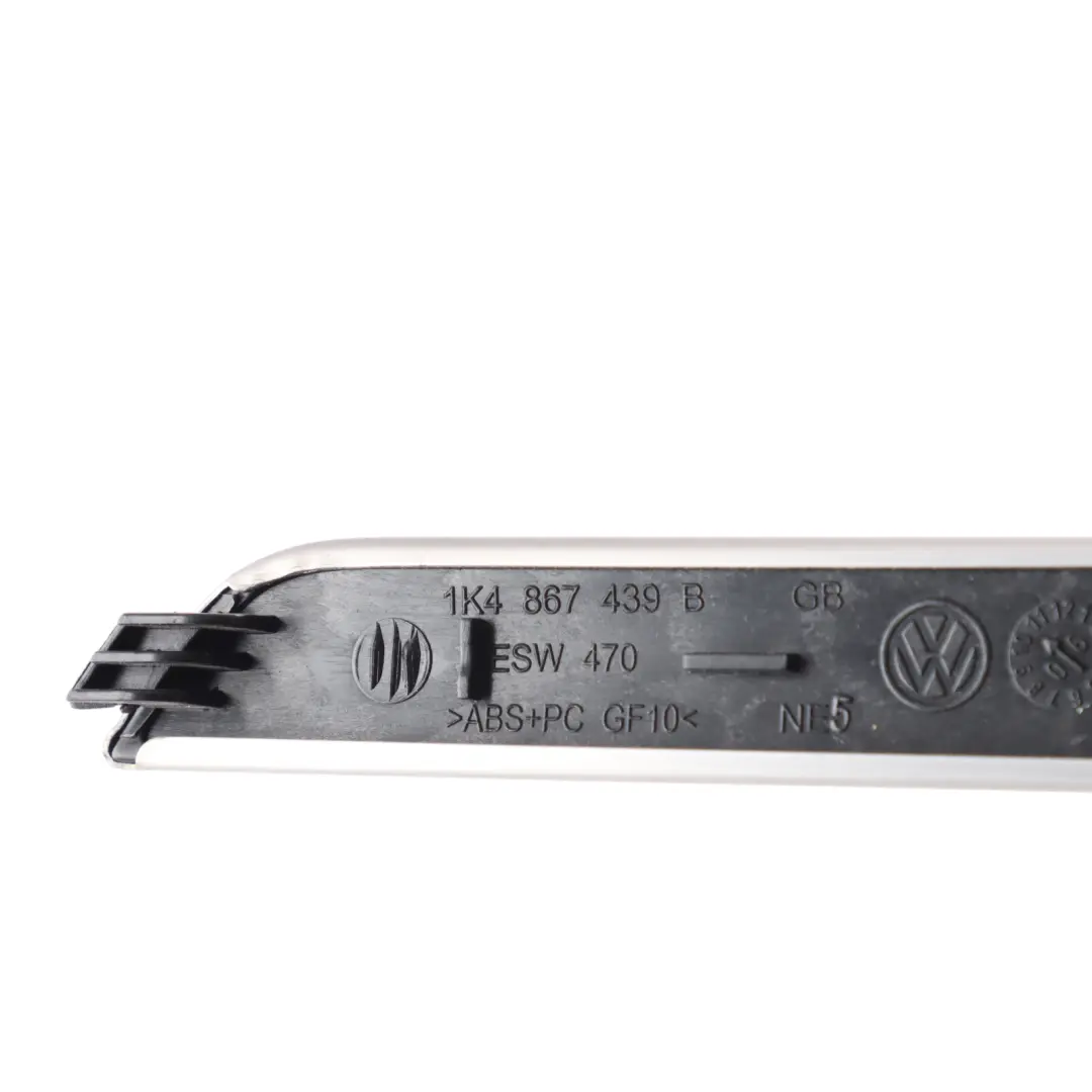 VW Golf Mk5 Door Card Trim Strip Moulding Front Left N/S Aluminium - SKU 1K4867439B - Part number 1K4867439B