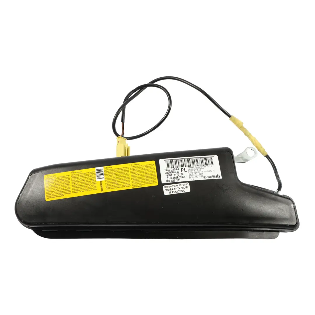 Module D'Air Latéral Du Siège Avant Gauche pour Volkswagen VW Golf 5 à propos du numéro de pièce 1K4880241 Volkswagen VW Golf 5 Module D'Air Latéral Du Siège Avant Gauche - SKU 1K4880241 - Numéro de pièce 1K4880241