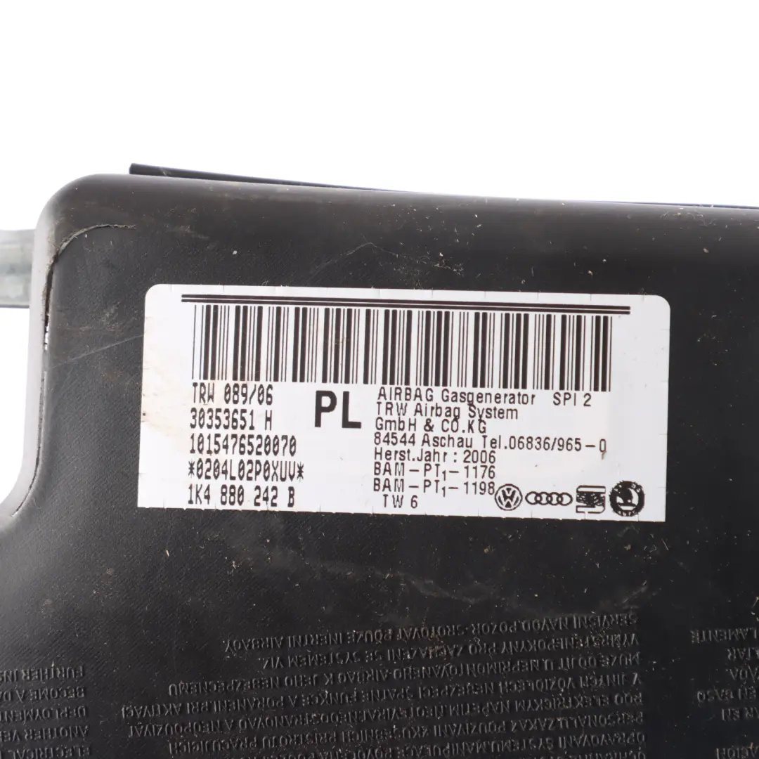 VW Volkswagen Golf V Front Seat Air Module Side Right O/S - SKU 1K4880242B - Part number 1K4880242B