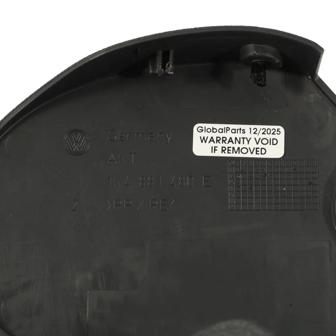 VW Volkswagen Golf Mk5 1K Front Lent Seat N/S Inner Cover Cap Trim - SKU 1K4881480E - Part number 1K4881480E