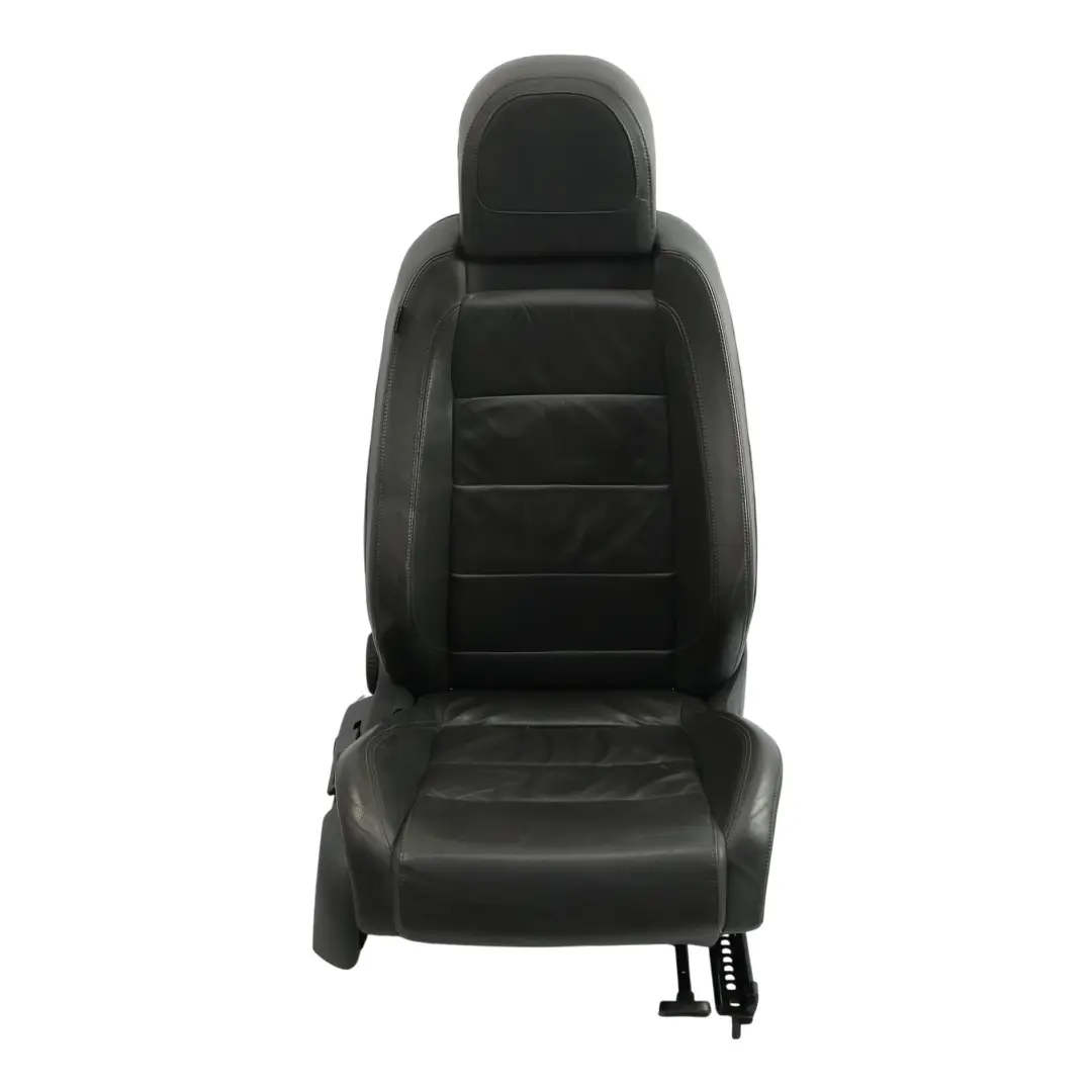 Volkswagen Golf 5 V Fotel Przedni Grzany Skóra Antracyt Prawy - SKU 1K4881805SH-2 - Numer Części 1K4881805SH