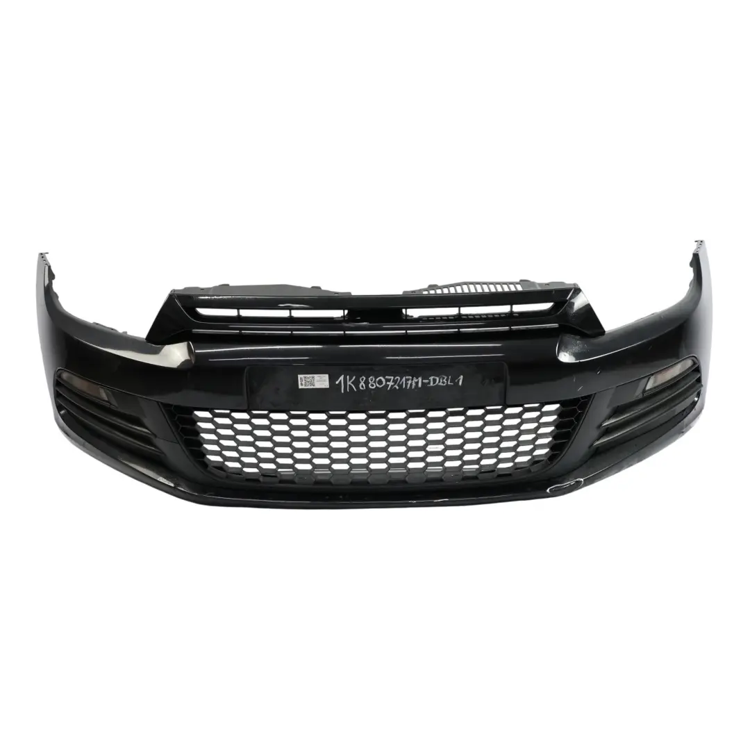 Mk3 Front Bumper Trim Panel Covering Deep Black - C9X to Volkswagen VW Scirocco with Part number 1K8807217M Volkswagen VW Scirocco Mk3 Front Bumper Trim Panel Covering Deep Black - C9X - SKU 1K8807217M-DBL1 - Part number 1K8807217M