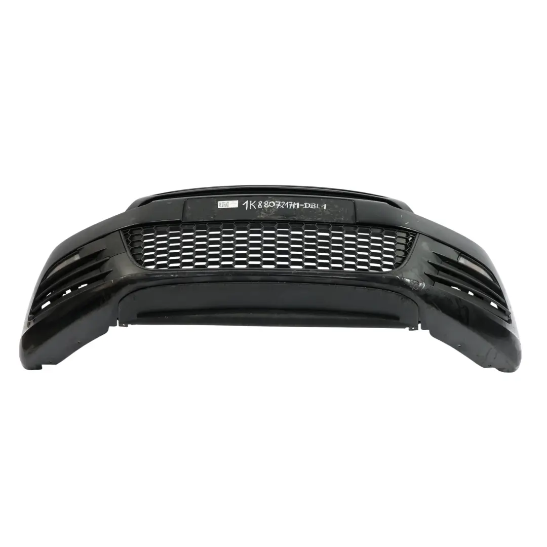 Volkswagen VW Scirocco Mk3 Front Bumper Trim Panel Covering Deep Black - C9X - SKU 1K8807217M-DBL1 - Part number 1K8807217M