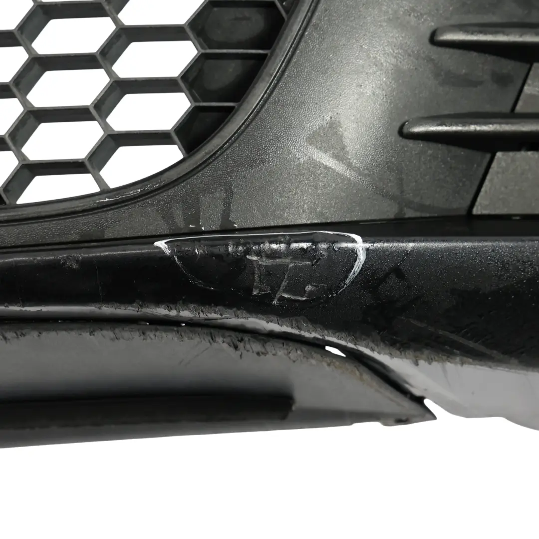 Volkswagen VW Scirocco Mk3 Front Bumper Trim Panel Covering Deep Black - C9X - SKU 1K8807217M-DBL1 - Part number 1K8807217M