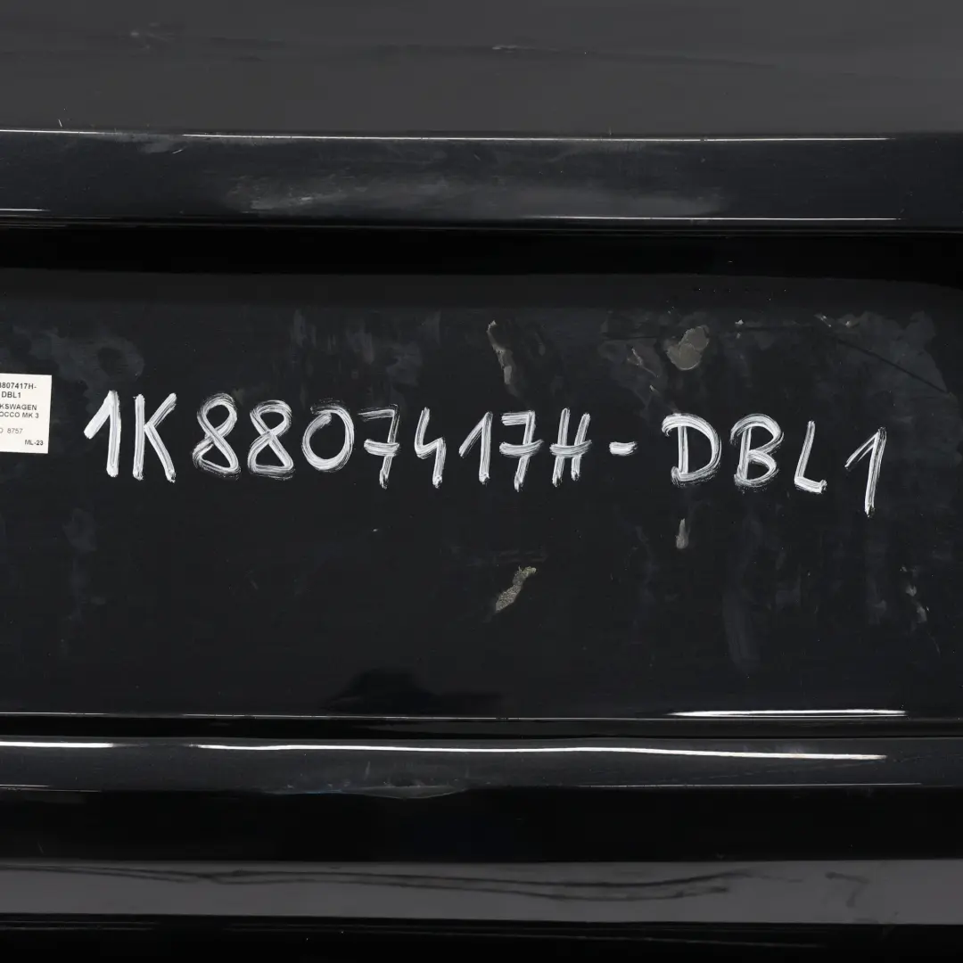 Volkswagen VW Scirocco 3 Osłona Tylnego Zderzaka Deep Black Czarny - C9X - SKU 1K8807417H-DBL1 - Numer Części 1K8807417H