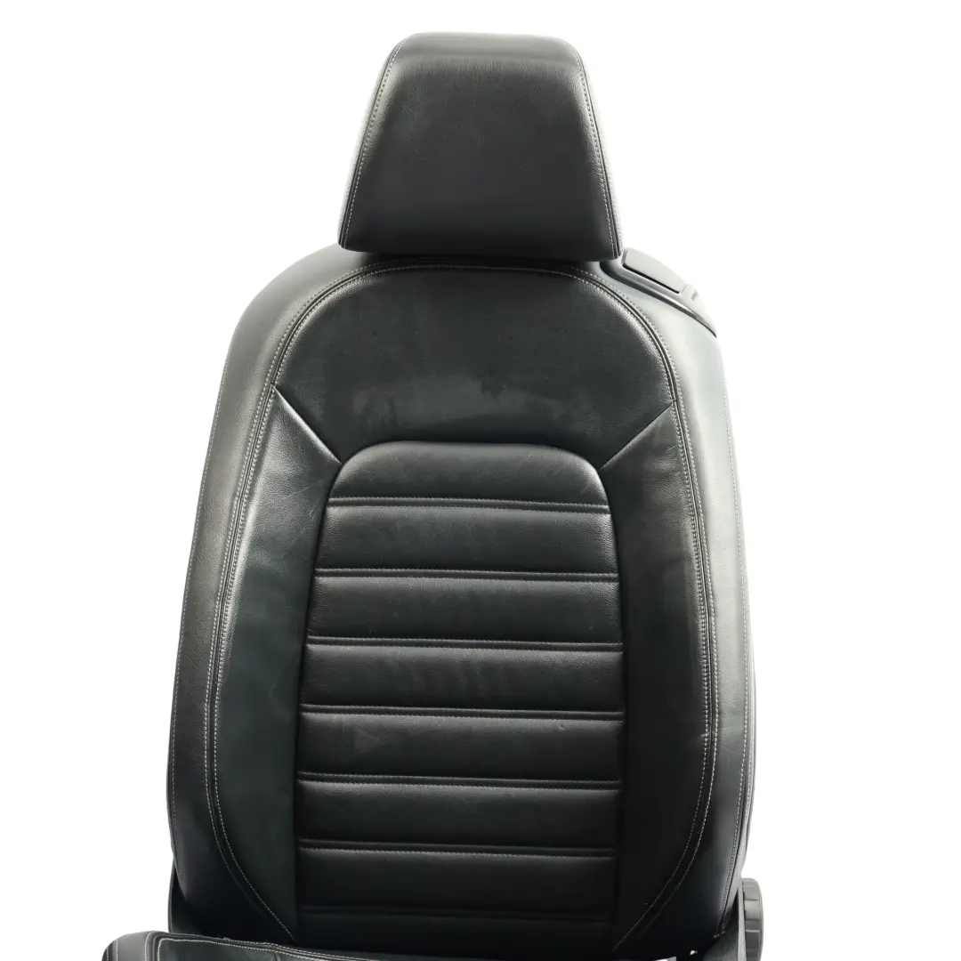 Mk3 3P Asiento Delantero Calefactable Cuero Negro Izquierdo para Volkswagen Scirocco con número de pieza 1K8881805AT Volkswagen Scirocco Mk3 3P Asiento Delantero Calefactable Cuero Negro Izquierdo - SKU 1K8881805AT-1 - Número de pieza 1K8881805AT