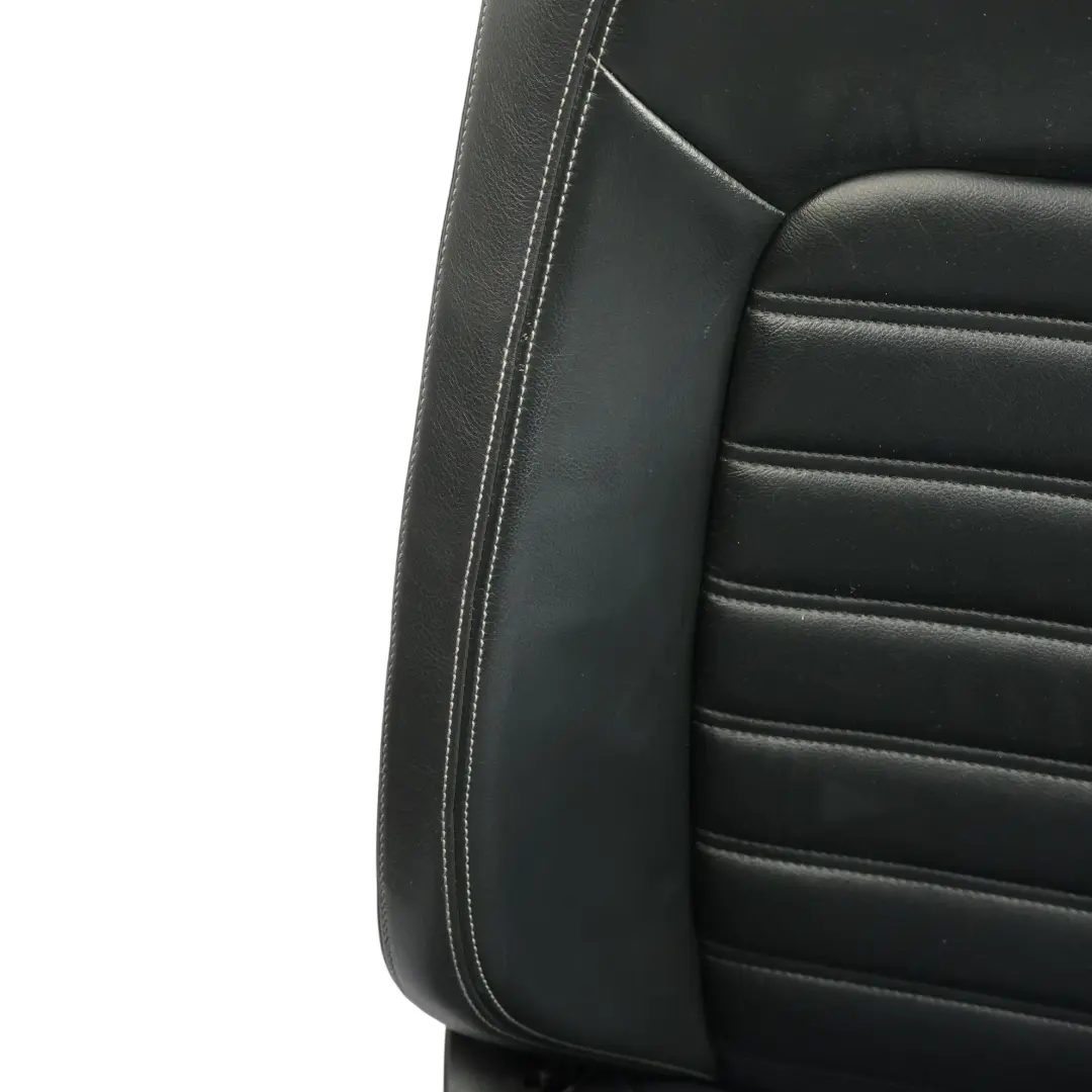 Volkswagen Scirocco Mk3 3 Türer Vordersitz Beheizt Leder Schwarz Links - SKU 1K8881805AT-1 - Teilenummer 1K8881805AT