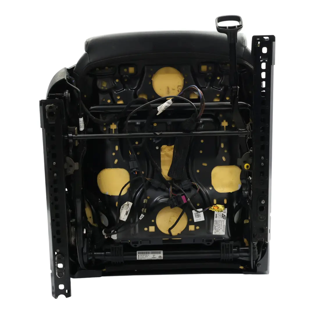 Volkswagen Scirocco Mk3 3 Türer Vordersitz Beheizt Rechts Leder Schwarz Grau - SKU 1K8881806AS-1 - Teilenummer 1K8881806AS