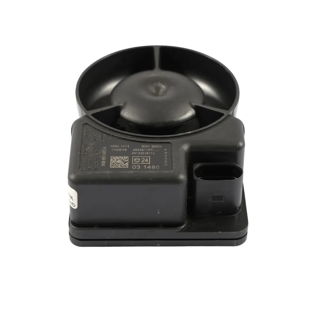 Volkswagen Scirocco MK3 Golf MK6 Seat Ibiza 6J Alarm Siren Horn - SKU 1K8951605A - Part number 1K8951605A