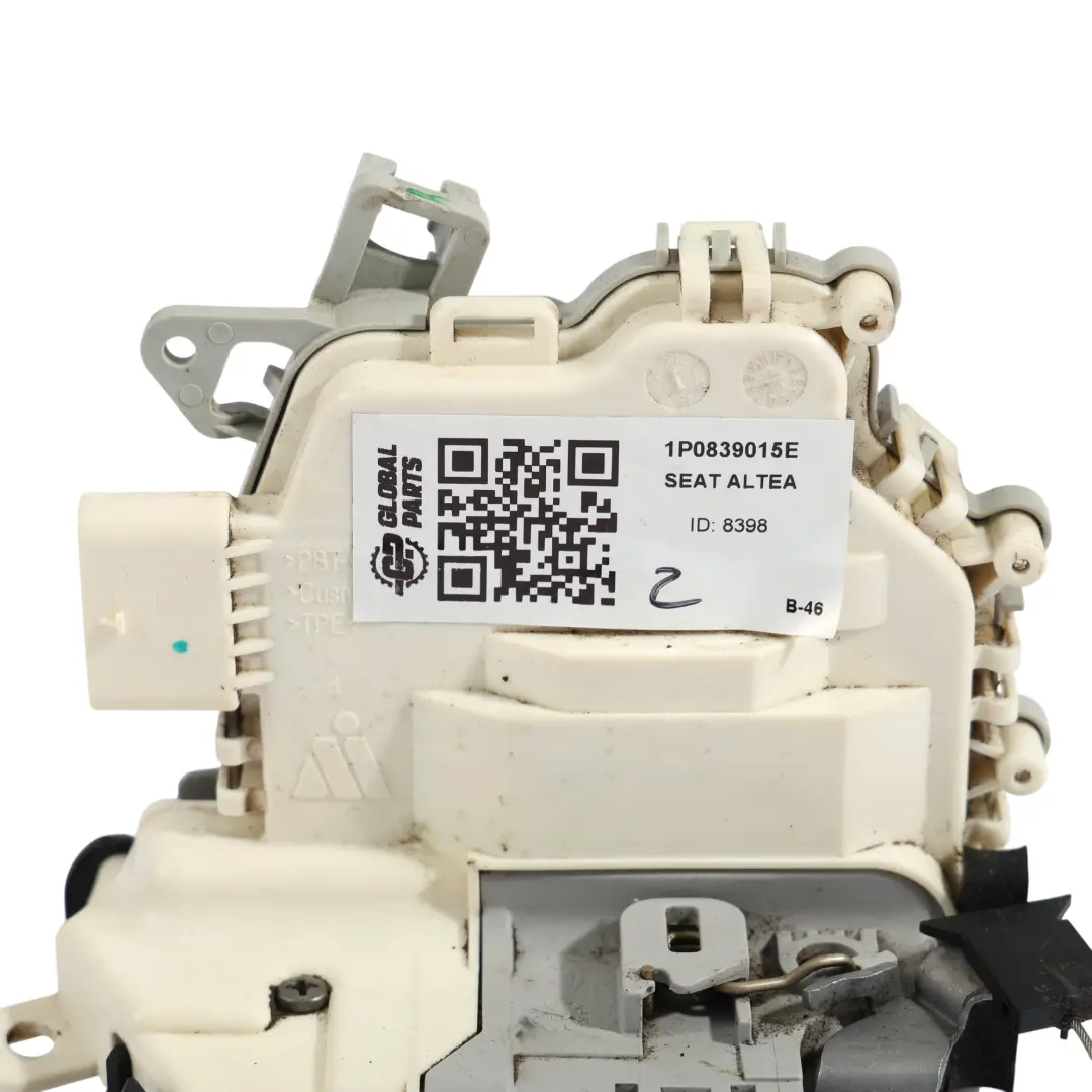 Door Lock Catch Mechanism Left N/S to Seat Altea Rear with Part number 1P0839015E Seat Altea Rear Door Lock Catch Mechanism Left N/S - SKU 1P0839015E - Part number 1P0839015E