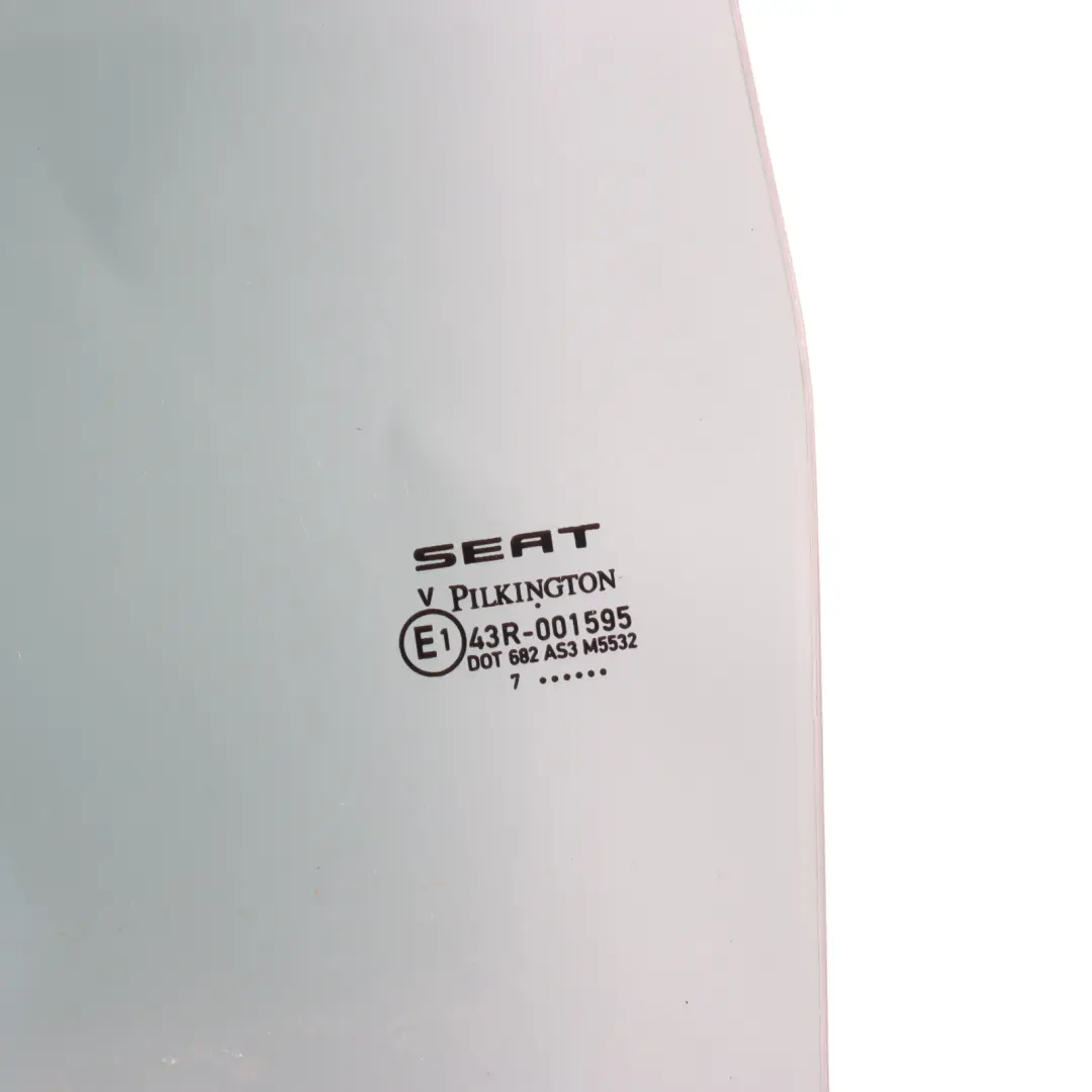 1P Mk2 FR Rear Door Window Glass Glazing AS3 Left N/S to Seat Leon with Part number 1P0845205C Seat Leon 1P Mk2 FR Rear Door Window Glass Glazing AS3 Left N/S - SKU 1P0845205C - Part number 1P0845205C
