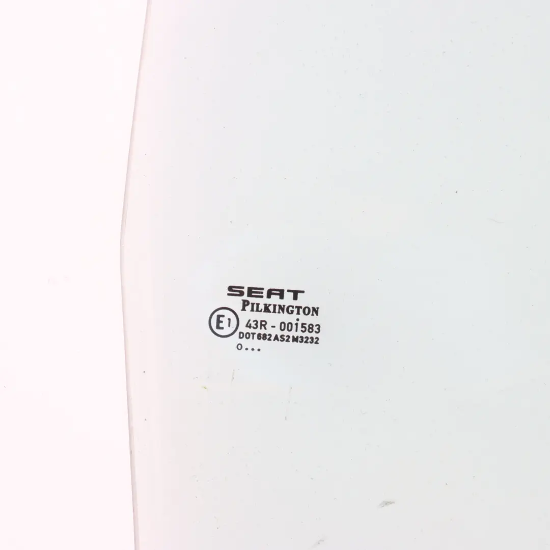 Seat Leon 1P II 5D Rear Door Window Glass Glazing AS2 Green Right O/S - SKU 1P0845206B - Part number 1P0845206B
