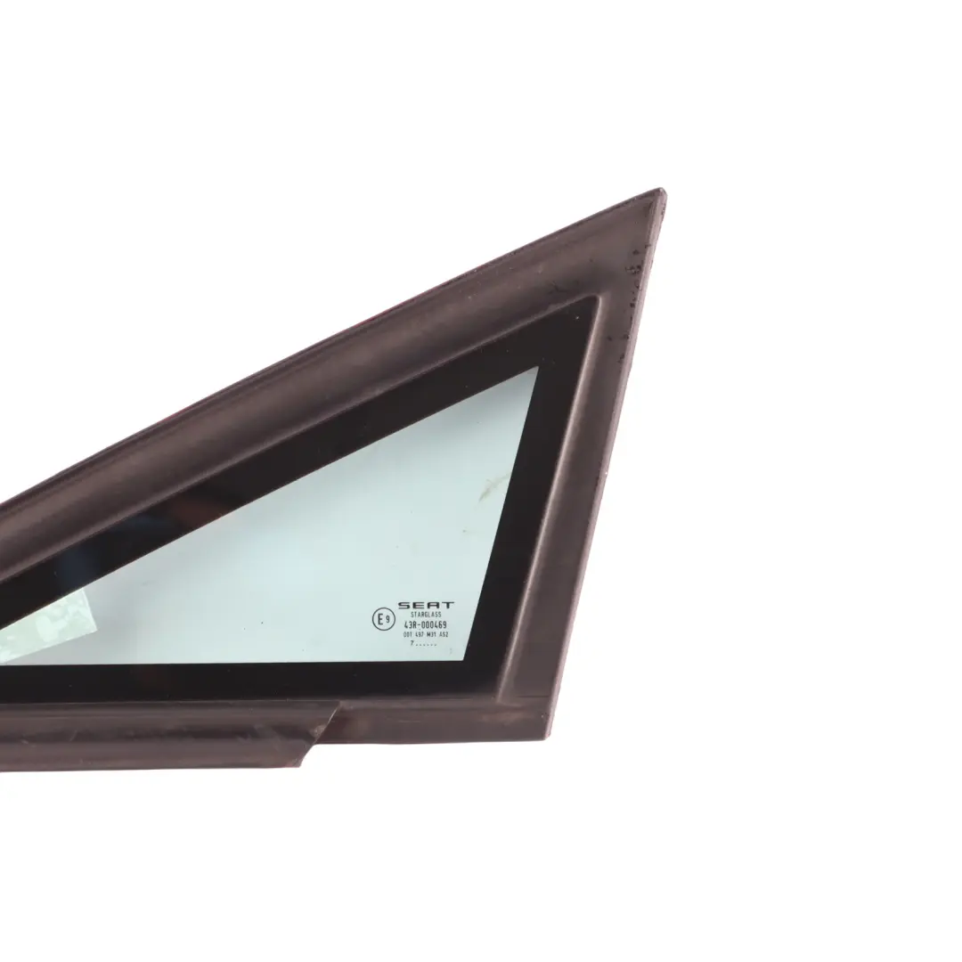 Seat Leon 1P Mk2 Front Door Fixed WIndow Glass Triangle AS2 Left N/S - SKU 1P0845411A - Part number 1P0845411A