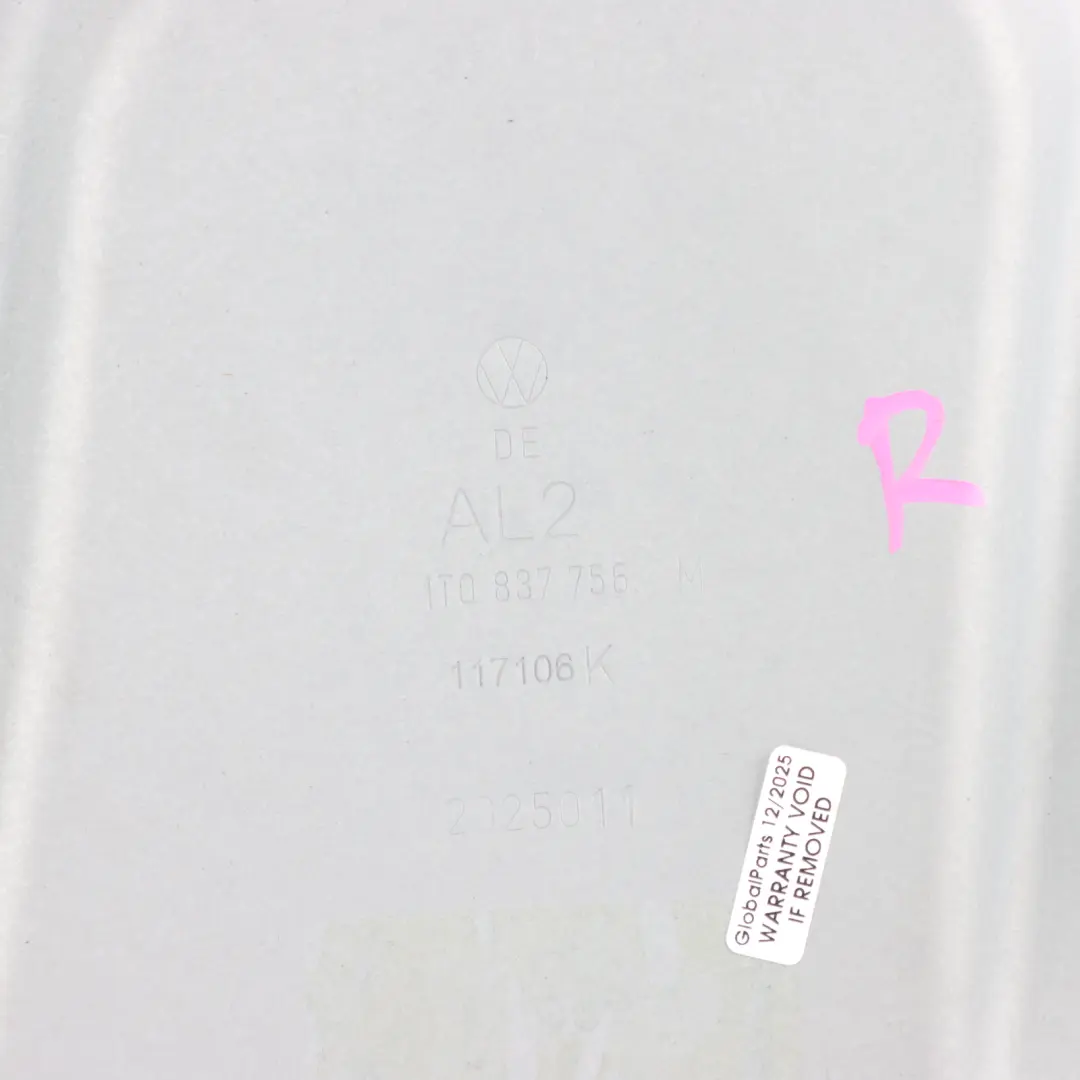 2K Front Door Window Lifter Regulator Panel Right O/S to VW Caddy III with Part number 1T0837756M VW Caddy III 2K Front Door Window Lifter Regulator Panel Right O/S - SKU 1T0837756M - Part number 1T0837756M