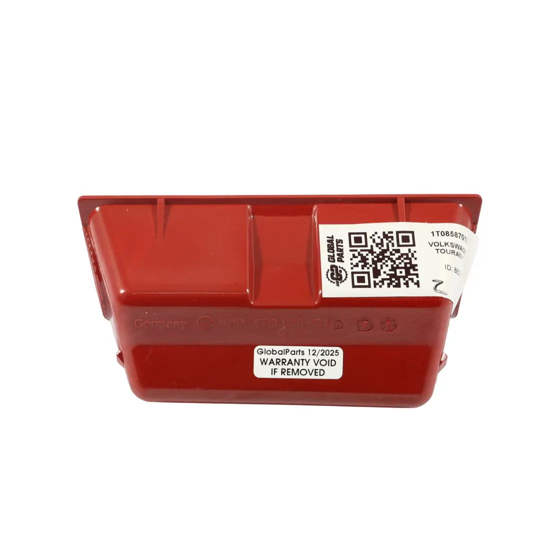 Inserto Posacenere Console Centrale Portaoggetti per Volkswagen Touran 1T con numero di parte 1T0858701D Volkswagen Touran 1T Inserto Posacenere Console Centrale Portaoggetti - SKU 1T0858701D - Numero di parte 1T0858701D