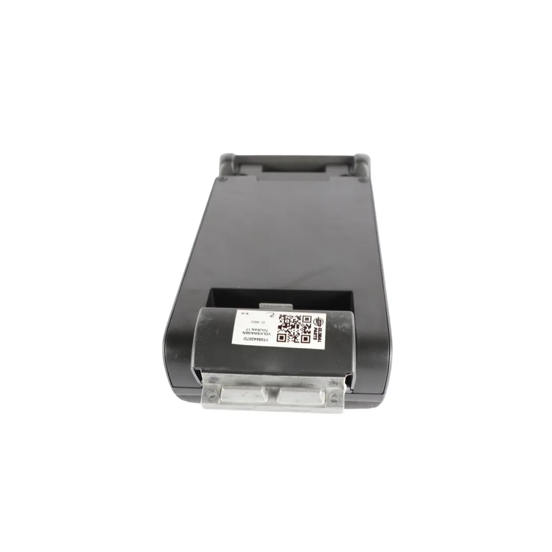 VW Touran 1T Center Console Arm Rest Armrest Cloth Anthrazite Black - SKU 1T0864207D - Part number 1T0864207D