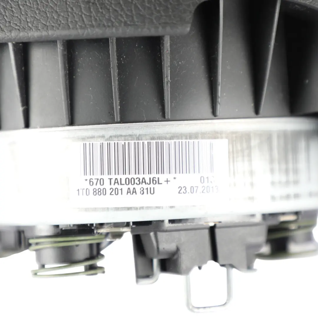 VW Volkswagen Touran 1T Steering Wheel Air Module Driver Side Black - SKU 1T0880201AA - Part number 1T0880201AA