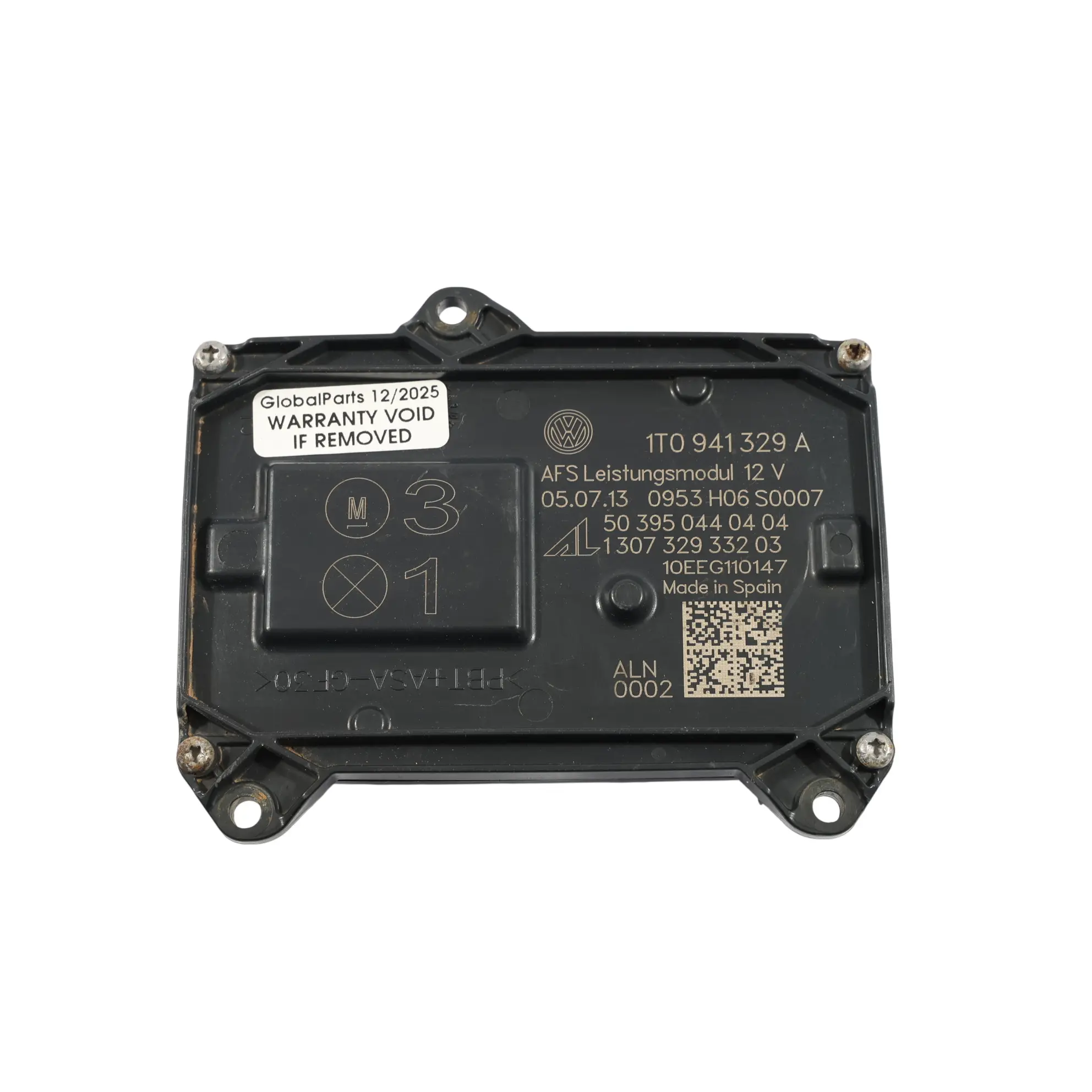 Volkswagen Touran 1T Luz Delantera LED DRL Faro Esquinero Balasto 1T0941329A