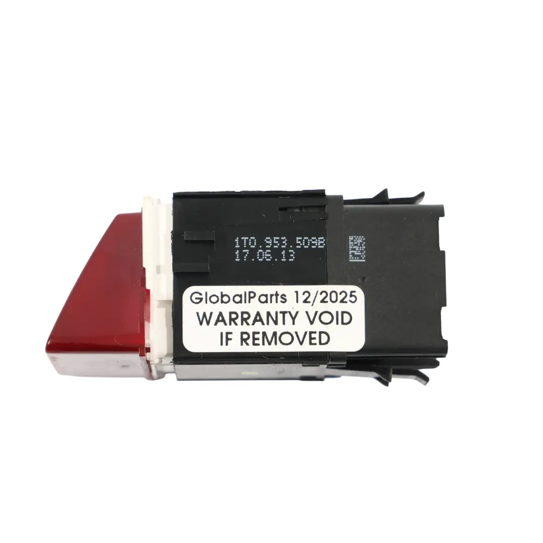 VW Volkswagen Touran 1T Przełącznik Włącznik Świateł Awaryjnych - SKU 1T0953509B - Numer Części 1T0953509B