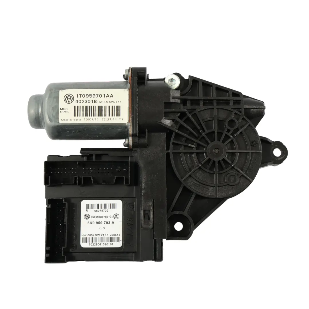 Puerta Delantera Ventana Motor Lado Conductor para Volkswagen Touran 1T con número de pieza 1T0959701AA Volkswagen Touran 1T Puerta Delantera Ventana Motor Lado Conductor - SKU 1T0959701AA - Número de pieza 1T0959701AA