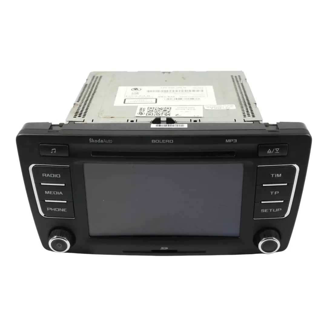 Skoda Yeti 5L Autoradio Multimédia Bolero Avec Lecteur CD MP3 - SKU 1Z0035156G - Numéro de pièce 1Z0035156G