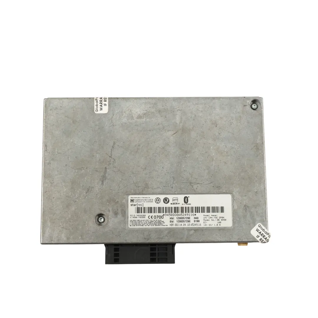 Seat Ibiza 6J Bluetooth Interface Box Control Unit Module ECU - SKU 1Z0035729E - Part number 1Z0035729E