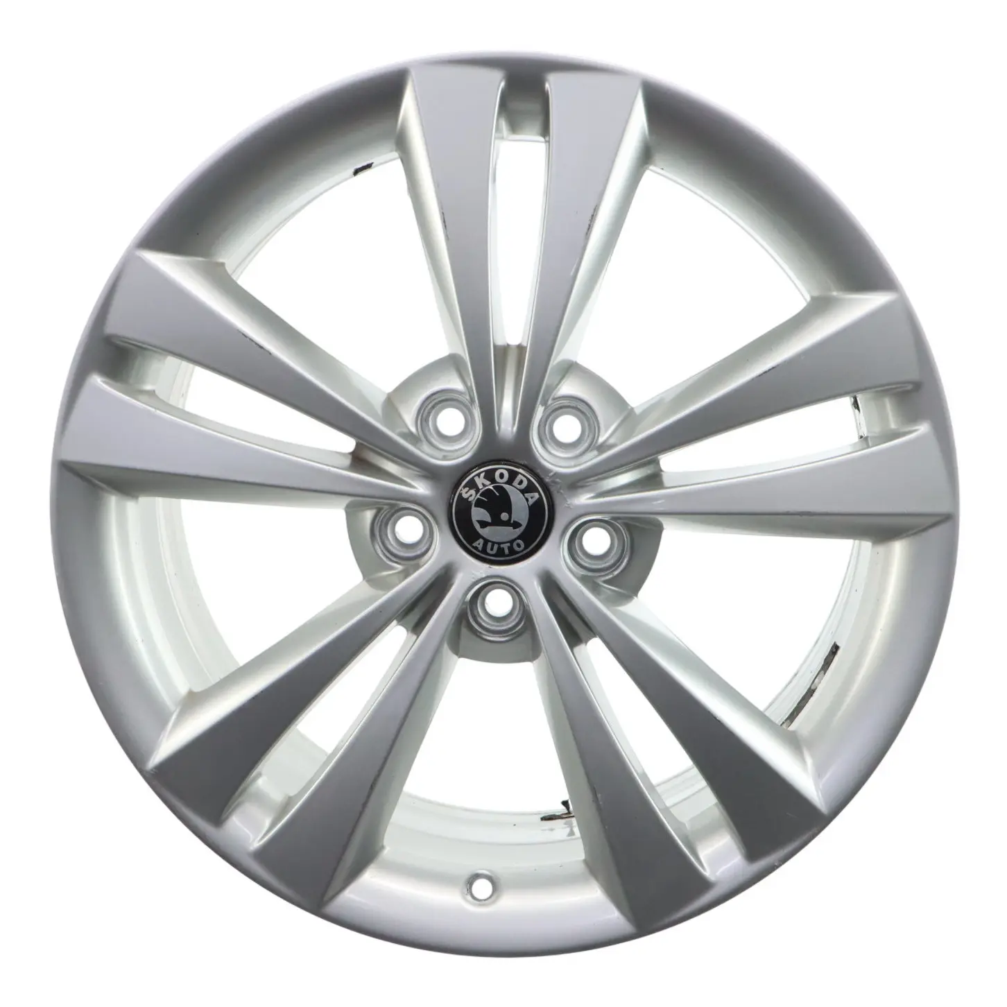 Skoda Octavia RS Mk2 Srebrna Felga Aluminiowa 18" 7.5J ET:51 1Z0601025AD
