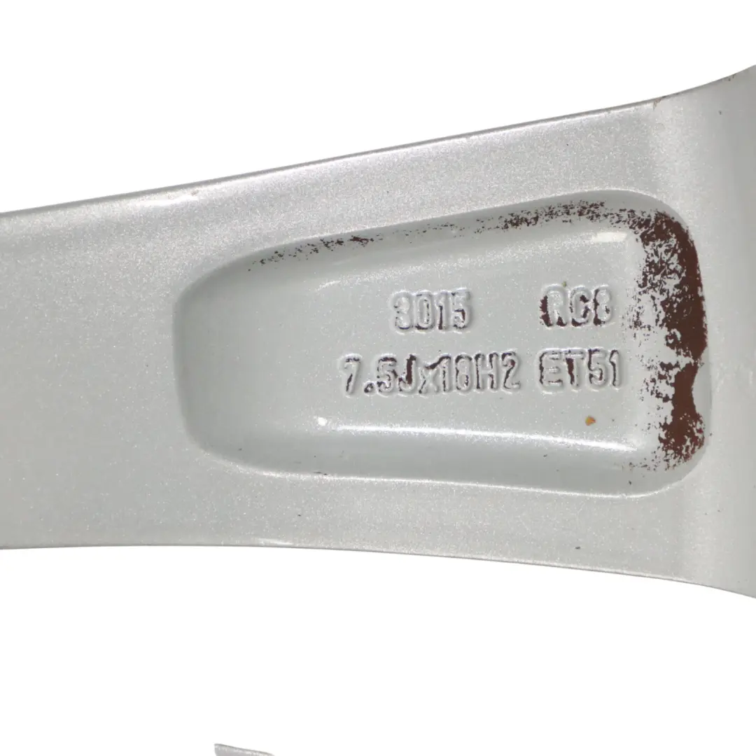 Mk2 Argento Cerchio In Lega 18" 7.5J ET:51 per Skoda Octavia RS con numero di parte 1Z0601025AD Skoda Octavia RS Mk2 Argento Cerchio In Lega 18" 7.5J ET:51 - SKU 1Z0601025AD-1 - Numero di parte 1Z0601025AD