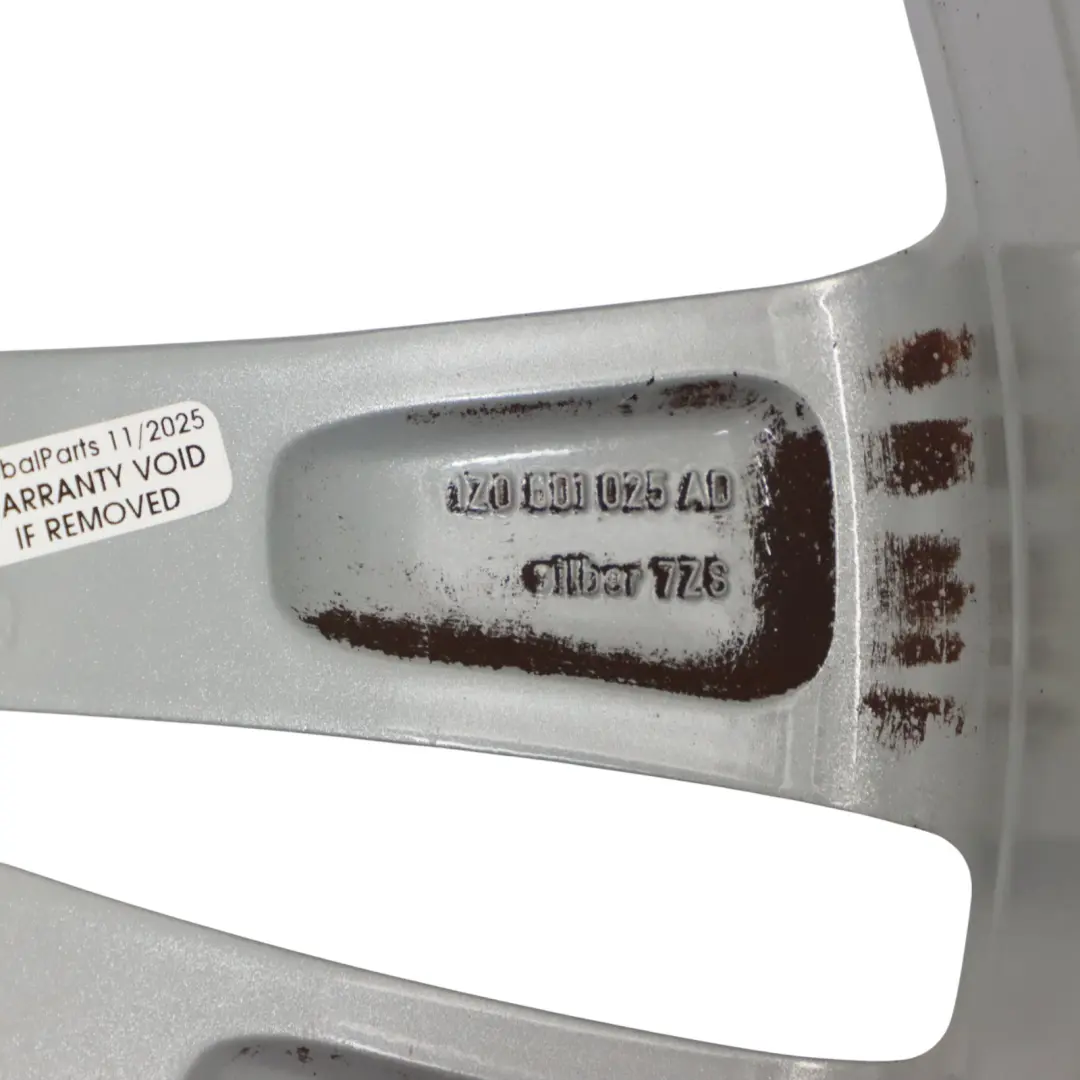 Mk2 Llanta De Aleación Plateada 18" 7.5J ET:51 para Skoda Octavia RS con número de pieza 1Z0601025AD Skoda Octavia RS Mk2 Llanta De Aleación Plateada 18" 7.5J ET:51 - SKU 1Z0601025AD-2 - Número de pieza 1Z0601025AD