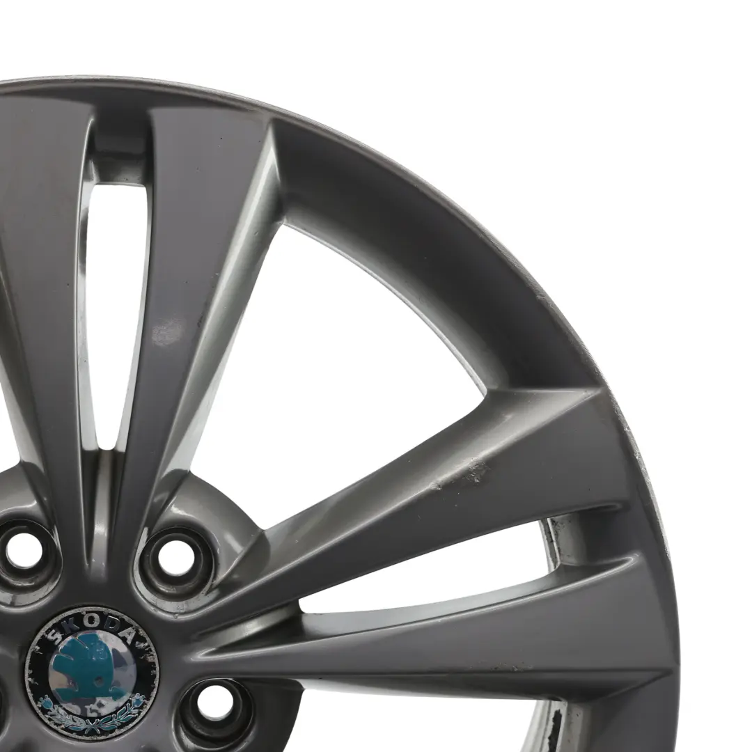 Mk2 1Z Wheel Rim Alloy 18" 7.5J ET:51 to Skoda Octavia RS with Part number 1Z0601025AD Skoda Octavia RS Mk2 1Z Wheel Rim Alloy 18" 7.5J ET:51 - SKU 1Z0601025AD-4 - Part number 1Z0601025AD
