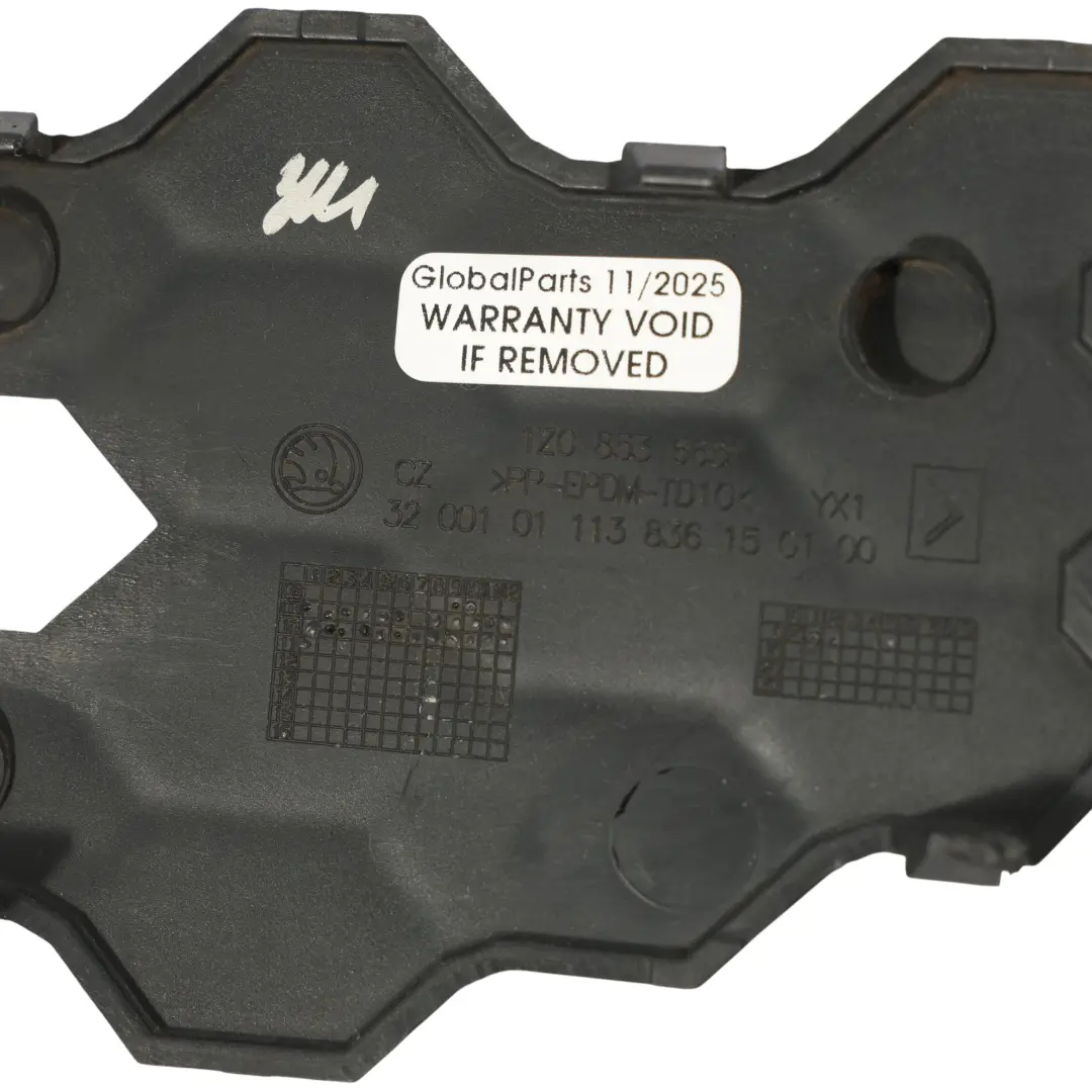 Osłona Kratka Zaślepka Zderzaka Lewy Przód do Skoda Octavia II o numerze 1Z0853665F Skoda Octavia II Osłona Kratka Zaślepka Zderzaka Lewy Przód - SKU 1Z0853665F - Numer Części 1Z0853665F